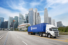 Truck in City