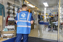 Livraison d'un commerçant