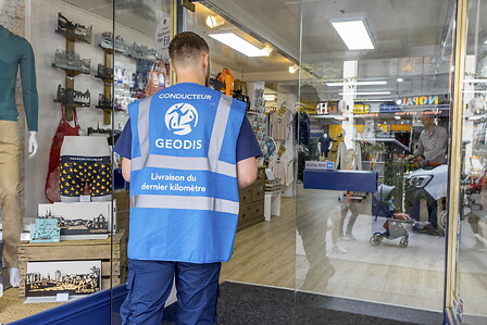 Livraison d'un commerçant
