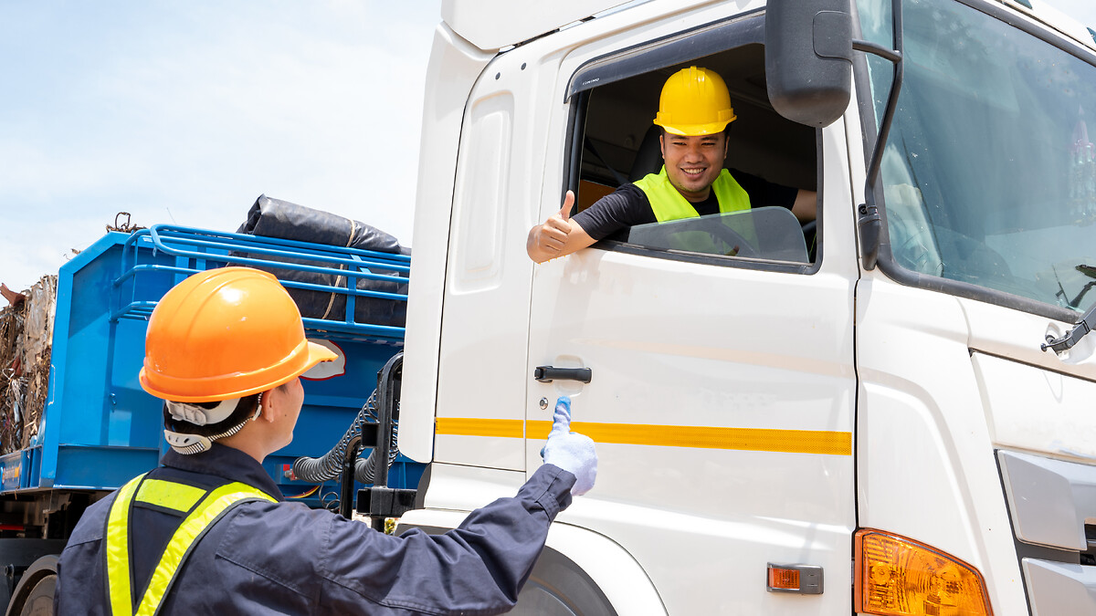 GEODIS customized delivery solution on worksite