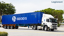 Camion GEODIS à Singapour