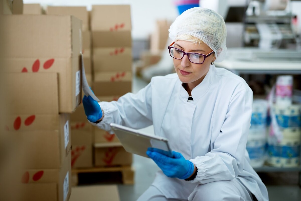 Medical professionals with healthcare products