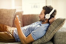 Man looking at his phone