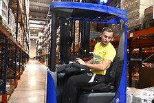 Forklift operator