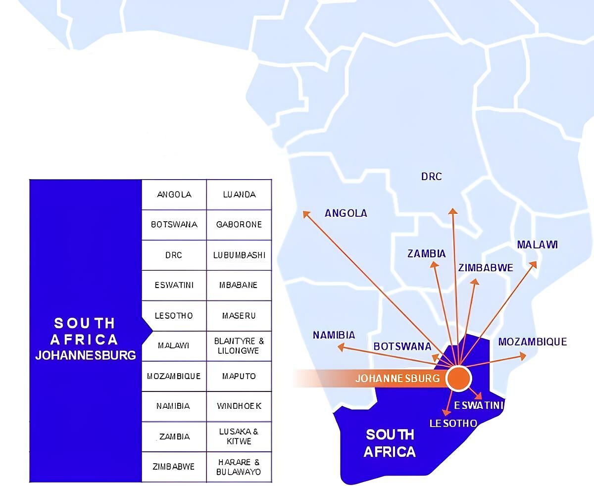Map-South-Africa-Cross-Border-Logistics