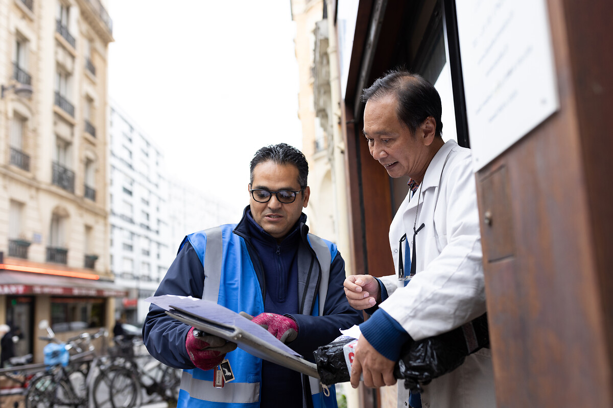 Logistique urbaine, Agence D&E Paris boulevard Ney