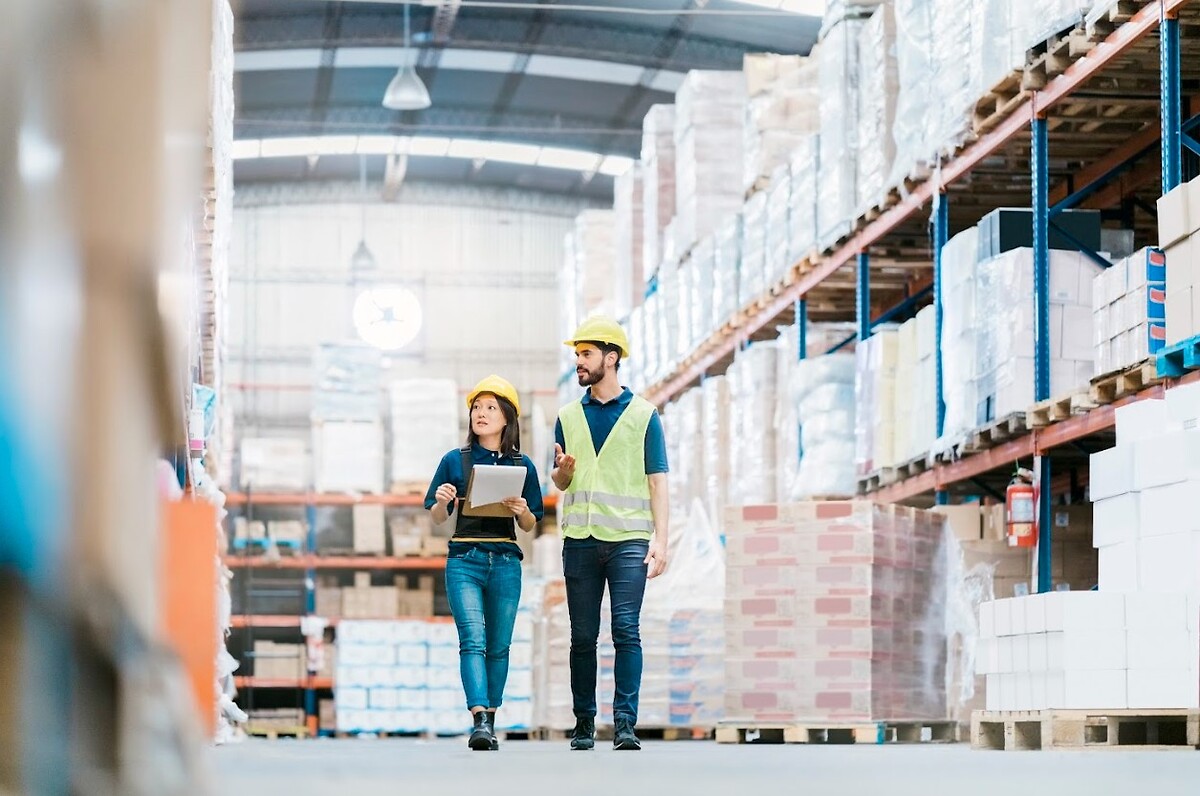 Warehouse shelving and products