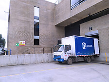 GEODIS Truck on bridge